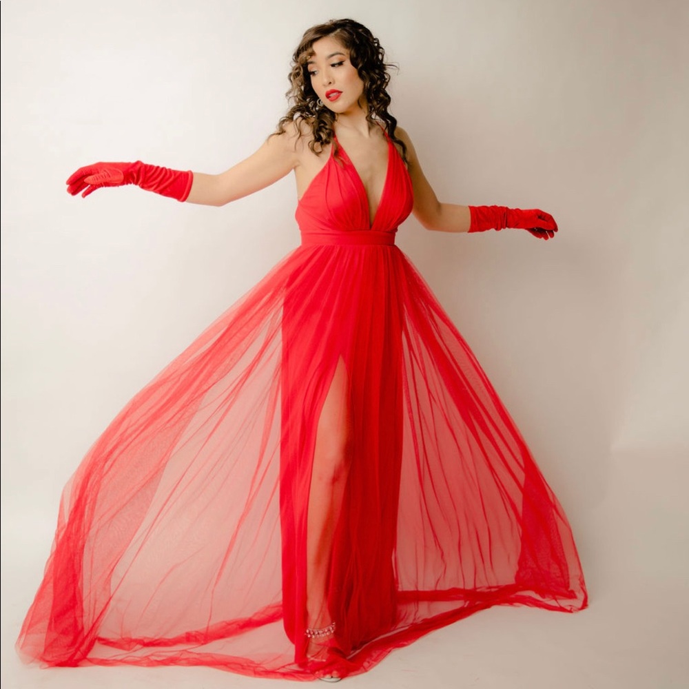 Small - Red Maxi Dress